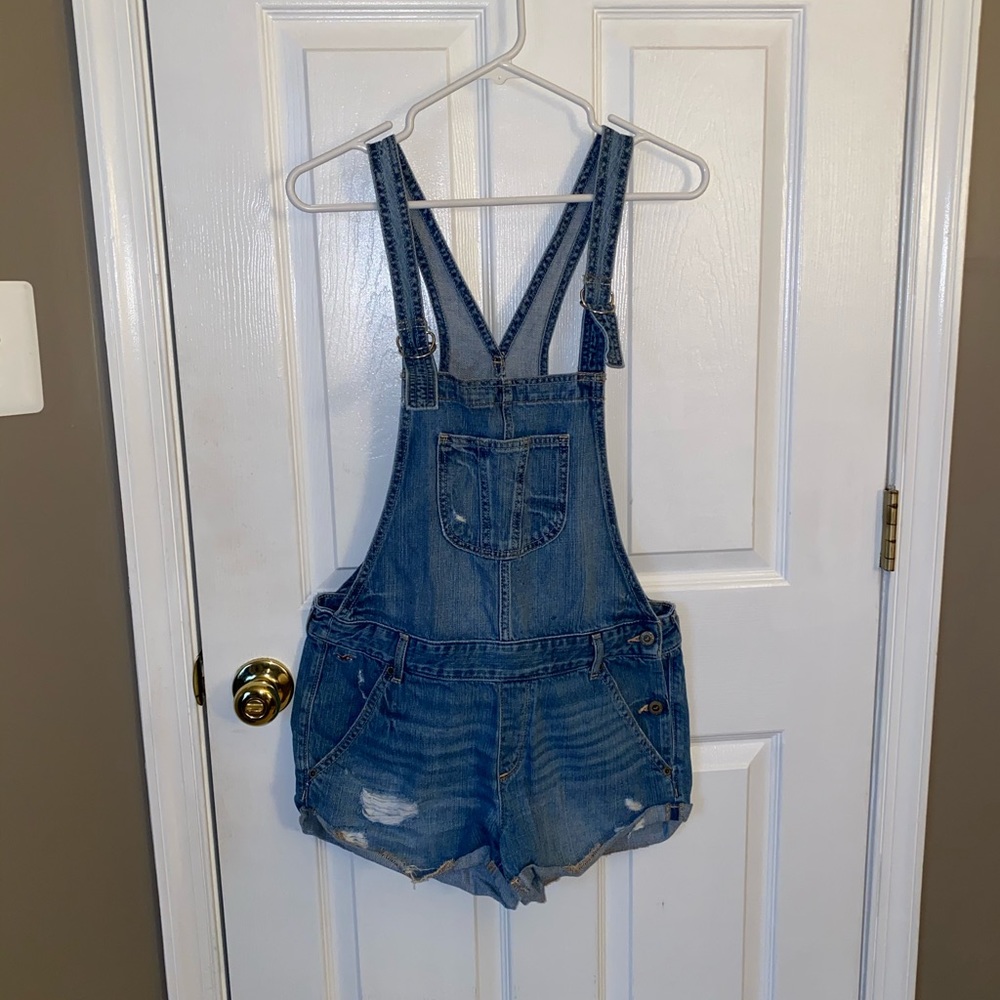 Jean overalls, size M